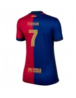 Barcelona Ferran Torres #7 Domácí Dres pro Dámské 2024-25 Krátký Rukáv